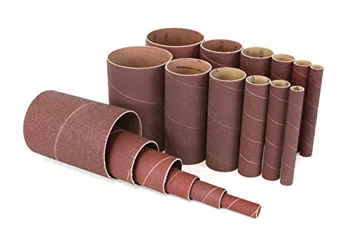 WEN 6510SPC Assorted Grits Spindle Sanding Sleeves (18 Pack) WEN