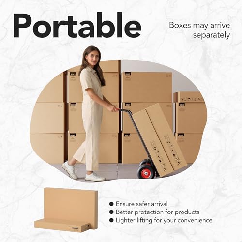 HUANUO Electric L Shaped Standing Desk with 6 Storage Drawers & File Cabinet, 2-Tier Corner Sit Stand Desk with Cable Management Tray, 65.5" × 57.6" Height Adjustable Computer Gaming Table, Walnut HUANUO