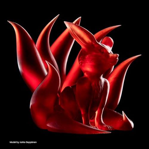 ELEGOO ABS-Like 3.0 3D Printer Resin, High Precise Printing Resin 405nm LCD UV-Curing for MSLA 3D Printer, Low Viscosity and Shrinkage, Clear Red 1000g ELEGOO