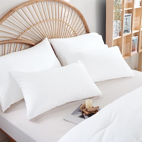 weigelia Full Size Comforter White Modern 3PCS Microfiber Full Size Comforter Sets for All Season Comforter for Men, Women and Girls Soft Lightweight Bed Comforter Set weigelia