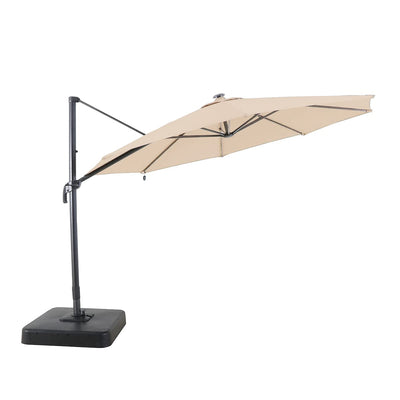 Garden Winds Replacement Canopy Top Cover Compatible with The Everhome 11 Ft Round Solar Umbrella 2021-2022 - Riplock 500