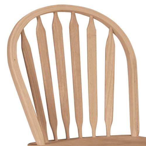 International Concepts Windsor Arrow Back Chair, Unfinished IC International Concepts