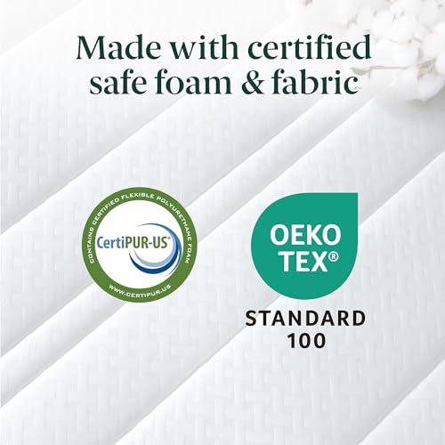 ZINUS 6 Inch Foam and Spring Hybrid Mattress, 75" x 30" (Slim Fit), Bunk Bed, Trundle Bed, Day Bed, RV Compatible, Medium Firm Feel, Fiberglass Free, CertiPUR-US Certified, Mattress in a Box Zinus