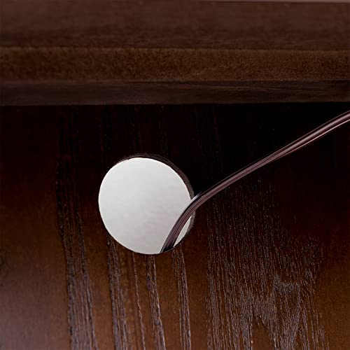 Leick Furniture Entryway Curio Cabinet with Interior Light, Chocolate Oak Leick Home