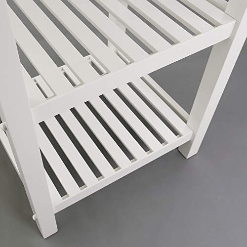 Casual Home Sunrise (Small) with Solid Harvest Hardwood Top Kitchen Island, 22.75"W, Natural&White American Trails