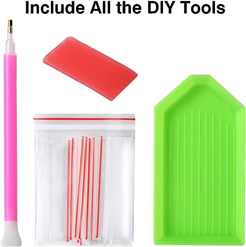 5D Diamond Art Painting Kits Unicorn with Wings Seaside Sunset (3) Round Full Drill Art Diamond Painting kit DIY Diamond Painting Suitable for Home Adults Rooms Wall Decorating-30x40 OfFsum