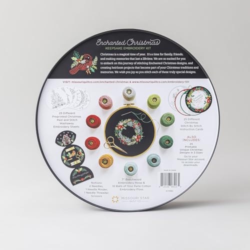 Enchanted Christmas - A Keepsake Embroidery Kit by Missouri Star