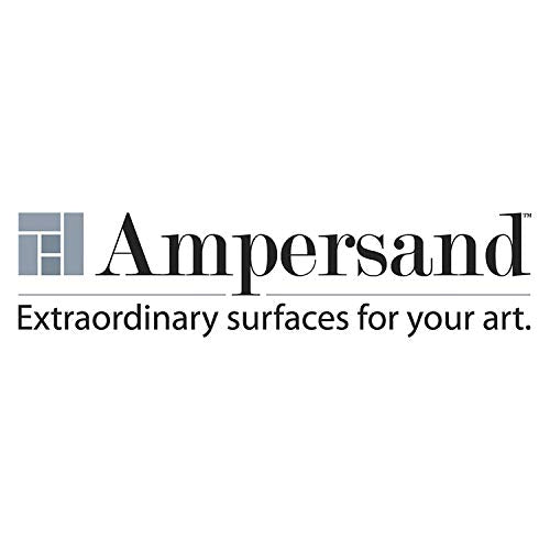 Ampersand Art Supply Wood Gesso Artist Painting Panel: Primed Smooth, 12" x 12", 1/8" Flat Profile Ampersand Art Supply