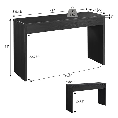 Northfield Entryway Hall Console Table/Desk Convenience Concepts