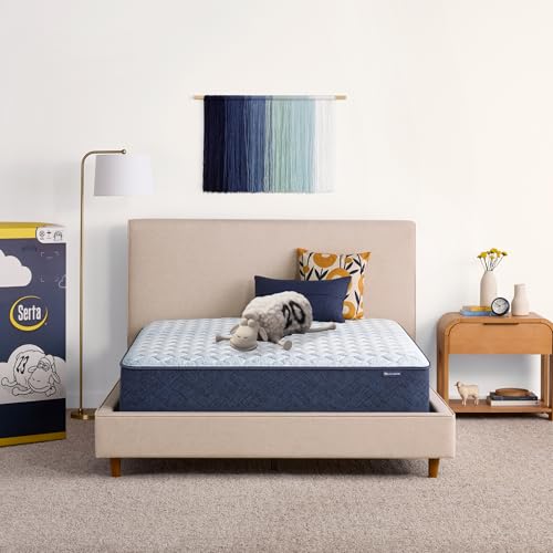 Serta Sleeptrue Firm 11" Twin Hybrid Mattress in a Box, Cooling, Breathable, and Pressure Relieving - 100 Night Trial, CertiPUR-US Certified and 10 Year Limited Warranty Serta