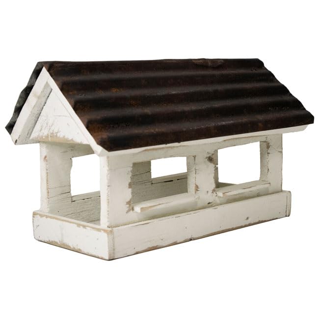 Bird in Hand Amish Made Covered Bridge Bird Feeder, Small WoodArtSupply