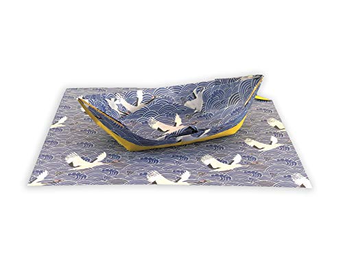 Origami Paper 200 sheets Blue and White Patterns 6" (15 cm): Double Sided Origami Sheets Printed with 12 Different Designs (Instructions for 6 Projects Included) Tuttle Publishing