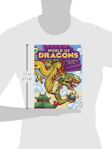 World of Dragons Coloring Book (Dover Fantasy Coloring Books) Dover Publications