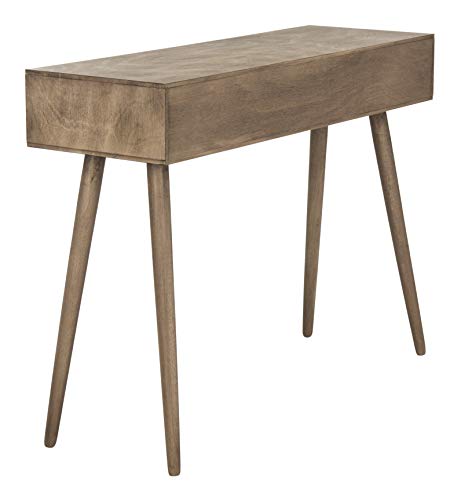 Safavieh Home Albus Mid-Century Modern Chocolate 3-drawer Console Table SAFAVIEH