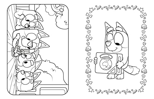 Bluey: Fun and Games: A Coloring Book Hweryho