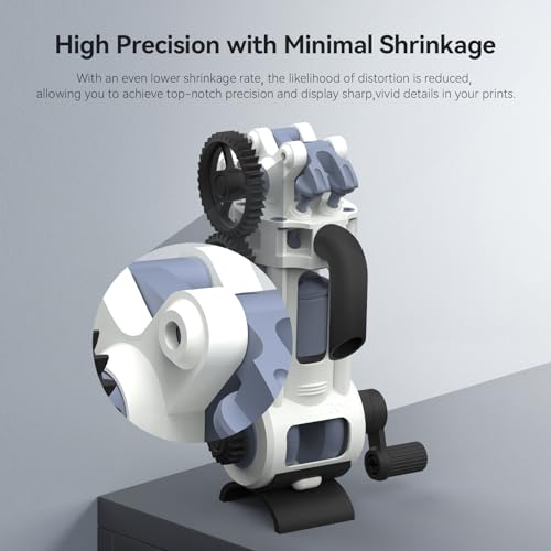 ANYCUBIC ABS-Like Resin Pro 2, Upgraded 8K 3D Printer Resin with Enhanced Strength and Toughness, High Precision, Low Odor, Wide Compatibility for All LCD Resin 3D Printers (Grey, 1kg) ANYCUBIC