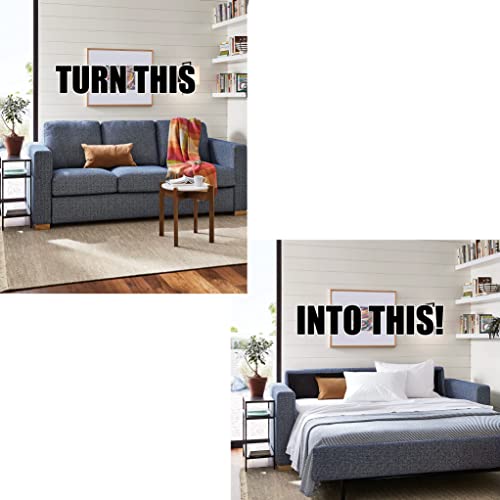 Sleeper Sofa Sheet, Trifold Mattress, Queen Size Sofa Bed Sheet 59" x 72" x 6", Fits 6" Futon Bed, Percale Cotton/Poly Blend, for 6 inch Mattress, Made in The USA BARGOOSE HOME TEXTILES, INC.