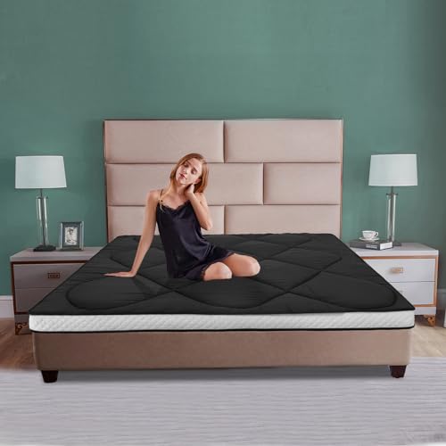 Lilypelle Japanese Floor Mattress Futon Mattress, Full Size 54"x 80" Foldable Roll Up Sleeping Tatami Mat Floor Lounger Guest Bed LILYPELLE