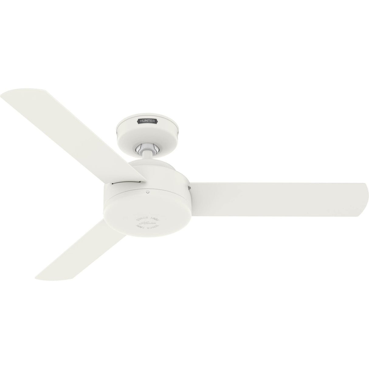 Hunter Fan Company 51848 Presto Ceiling Fan, Matte White, 10.09x44x44 Hunter