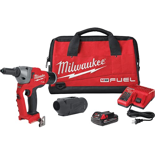 Milwaukee M18 FUEL 1/4" Cordless Blind Rivet Tool ONE-KEY Kit Milwaukee