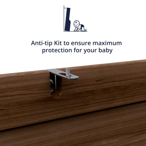 Cozy Castle Record Player Stand, Turntables Stand with Vinyl Record Storage Holds up to 350 Albums, Record Stand Table for Bedroom, Living Room, Office, Brown Cozy Castle