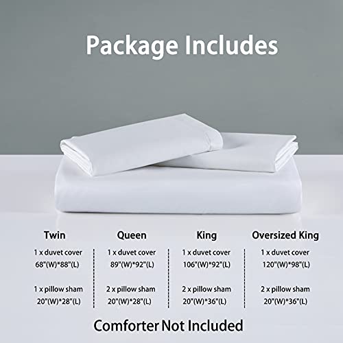 Get Bed Ready Unique Mid-Century Modern Boho Chic Vintage Retro Mod Print Bedding Egyptian Cotton Duvet Cover Set Minimalist Chic Botanical Design Asian Zen Style Pattern (Twin, Dusky Blue) Get Bed Ready