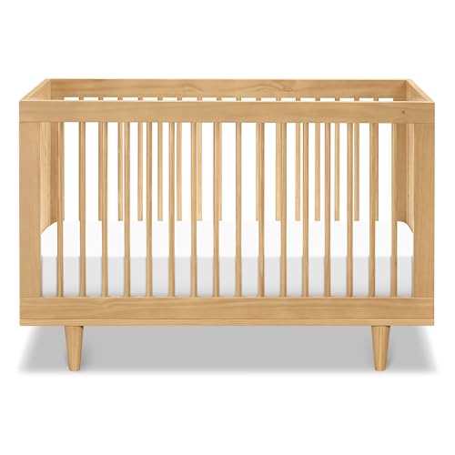 DaVinci Marley 3-in-1 Convertible Crib in Honey, Greenguard Gold Certified DaVinci