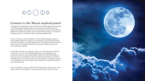 Moon Magic Coloring Book: Tap Into Your Mystical Potential (Chartwell Coloring Books) WoodArtSupply