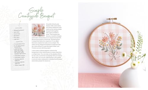 Cozy Stitches: 12 Calm & Creative Embroidery Projects for Absolute Beginners & Beyond WoodArtSupply