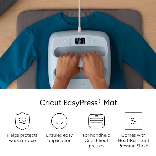 Cricut EasyPress® Mat + Heat-Resistant Pressing Sheet, 12 in x 12 in Cricut