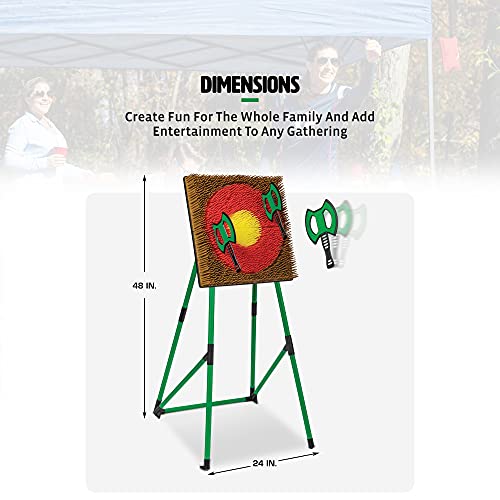 EastPoint Axe Throw Target Game Set for Indoors and Outdoors EastPoint Sports