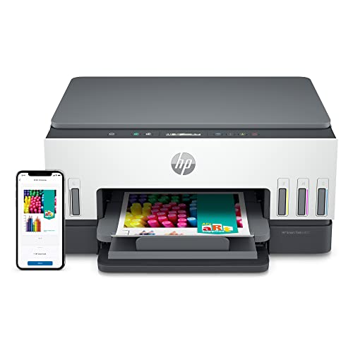 HP Smart -Tank 6001 Wireless Cartridge-Free all in one printer, this ink -tank printer comes with up to 2 years of ink included, with mobile print, scan, copy (2H0B9A) HP