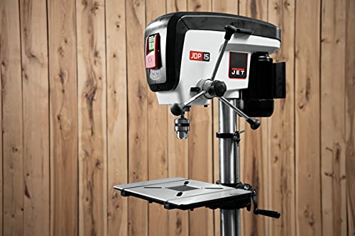 JET 15-Inch Benchtop Drill Press, 3/4 HP, 1Ph 115V (Model JDP-15B) Jet