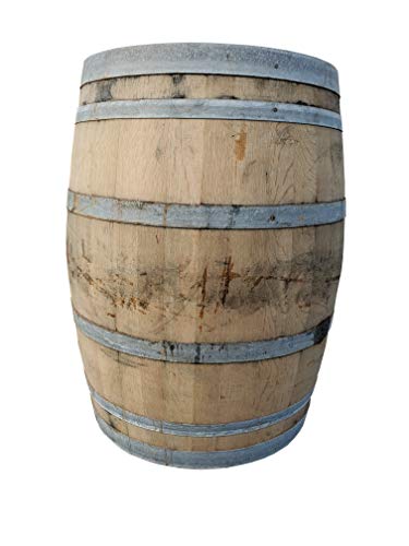 Master Garden Products WB-35 MGP Oak Wood Whole Wine Barrel, 26" D x 35" H, Tan Master Garden Products