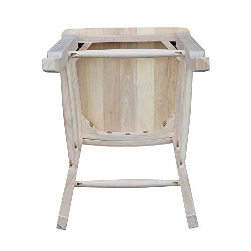 International Concepts 29-Inch Double X Stool, Unfinished IC International Concepts