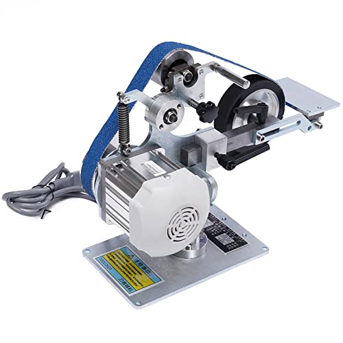 Abrasive Belt Machine 30'' x 1'' DIY Desktop Belt Sander Vertical Horizontal Belt Polisher Sharpener Grinder with Brushless Motor 550W Fixed Angle LIANDU-US