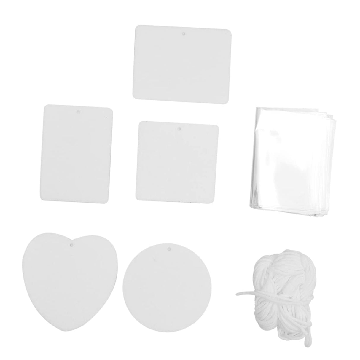 PartyKindom 1 Set Air Freshener Sublimation Car Freshener Blanks Sublimation Blanks Products PartyKindom