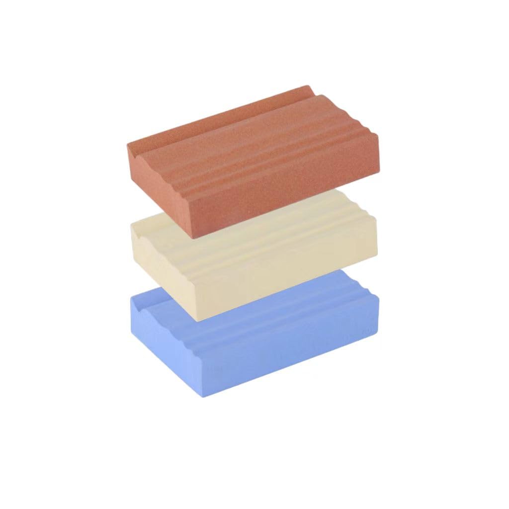 RYFCRRZ Sharpening Stones for Wood Carving Tools - Whetstones Wood Carvers Sharpener -Gouge Sharpening Stone 280 & 1000 & 3000 Grit RYFCRRZ