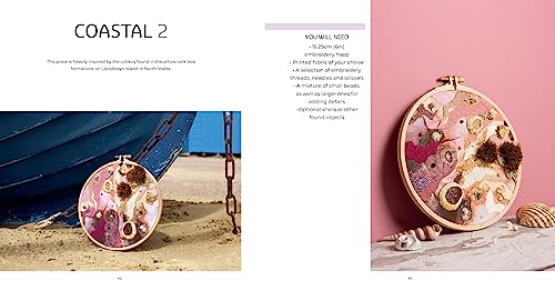 Abstract Embroidery: Slow stitching with texture, colour and creativity WoodArtSupply