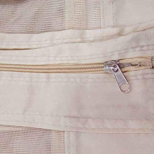 MASTERCANOPY Patio Gazebo Mosquito Netting Screen Walls ONLY (10x10, Beige) MASTERCANOPY