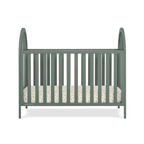 Delta Children Milano 4-in-1 Convertible Crib - Greenguard Gold Certified, Grassy Glen Delta Children