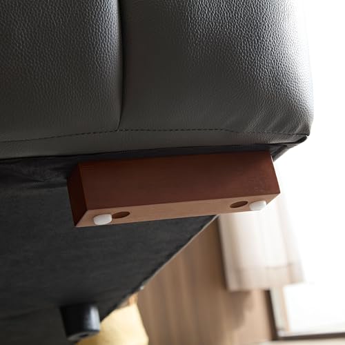 Eafurn Power Reclining Sectional Sofa with Chaise Lounge, Genuine Leather Left Facing Corner Couch Home Theater Seating with USB Port & Adjustable Headrest & Footrest for Living Room,Apartment Eafurn