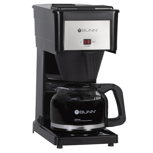 BUNN GRB Velocity Brew 10-Cup Home Coffee Brewer, Black BUNN