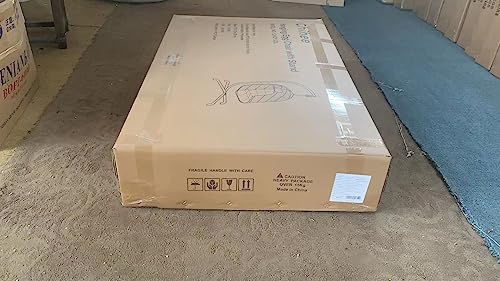 Chihee Egg Chair with Ultra Strong Stand and Cushion Foldable Wicker Rattan Hanging Chair Indoor Outdoor Patio Lounging Chair 330 lbs Capacity Balcony Porch Bedroom Garden Chihee