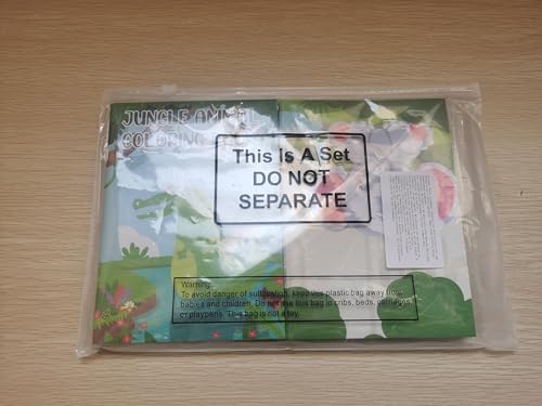 Honoson 24 Pcs Kids Coloring Books Animals Truck Coloring Books Bulk Jungle Animals Party Favors Mini DIY Art Drawing Pages for Birthday Gifts Classroom Jungle Party Supplies(Cartoon Style) Honoson