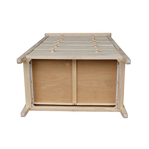 International Concepts Dresser with 5 Drawers ,Unfinished IC International Concepts