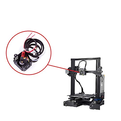 HICTOP Ender 3 Hotend Ender 3 Pro Hotend 24V 40W Full Assembled Extruder Kit Accessories with Silicone Cover for Ender 3, Ender 3 Pro 3D Printer HICTOP