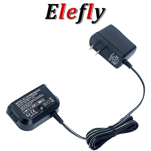 Elefly 9.6V-18V Compatible with Black & Decker Battery Charger 90556254-01, Compatible with Black and Decker 18V 14.4V 12V 9.6V NiCad & NiMh Battery HPB18 HPB18-OPE HPB14 HPB12 HPB96 ELEFLY