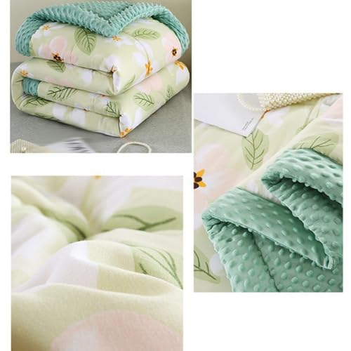 5JJJLOOOPP Skin Blanket Single 150x200cm Quilt Summer Blanket Nap Blanket Single Towel Blanket For Summer Duvet Summer Futon (Light Green Single 200 x 230cm 3kg) 5JJJLOOOPP
