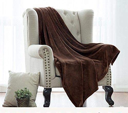 50x60 Throw Blankets, Ultra Soft Hypoallergenic Fleece Fall Throw Blanket for Livingroom, Couch, Chair, Bed, Brown Trail maker